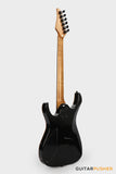 Aquarius Guitars Model B (Prototype) HH Alder Body Spalted Maple Burl Top, Ebony Fretboard Electric Guitar - Chaos Ember