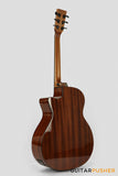 Phoebus PG-40ce v3 Solid Top OM (3rd Gen.) Acoustic-Electric Guitar - White w/ Gig Bag