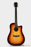 Phoebus PG-50ce v3 Solid Top Dreadnought (3rd Gen.) Acoustic-Electric Guitar - Sunburst w/ Gig Bag