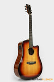 Phoebus PG-50ce v3 Solid Top Dreadnought (3rd Gen.) Acoustic-Electric Guitar - Sunburst w/ Gig Bag