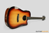 Phoebus PG-50ce v3 Solid Top Dreadnought (3rd Gen.) Acoustic-Electric Guitar - Sunburst w/ Gig Bag