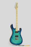 Leeky L-Series L25 HH S-Style(Flamed Maple Top/Maple Fingerboard) - Blue Burst