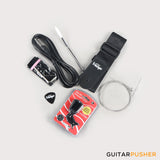 Vintage Coaster Series V69 Electric Guitar w/ Kinsman 10-Watt Amplifier, Gig Bag, & Accessories - Cherry Red
