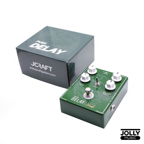 delay boost pedal JCraft Push Delay Clean Boost / Analog Delay Pedal – GuitarPusher