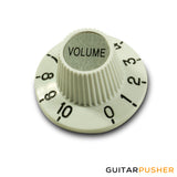 Kluson "Witch Hat" Metric Knob - White