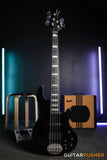 Lakland Skyline Series 55-02 Custom 5-String Bass (Metallic Black w/ Ebony Fingerboard)