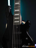 Lakland Skyline Series 55-02 Custom 5-String Bass (Metallic Black w/ Ebony Fingerboard)