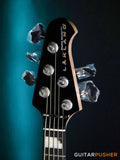 Lakland Skyline Series 55-02 Custom 5-String Bass (Metallic Black w/ Ebony Fingerboard)