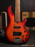 Lakland Skyline Series 55-02 Deluxe 5-String Bass (Satin Cherry Sunburst)