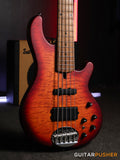 Lakland Skyline Series 55-02 Deluxe 5-String Bass (Satin Cherry Sunburst)