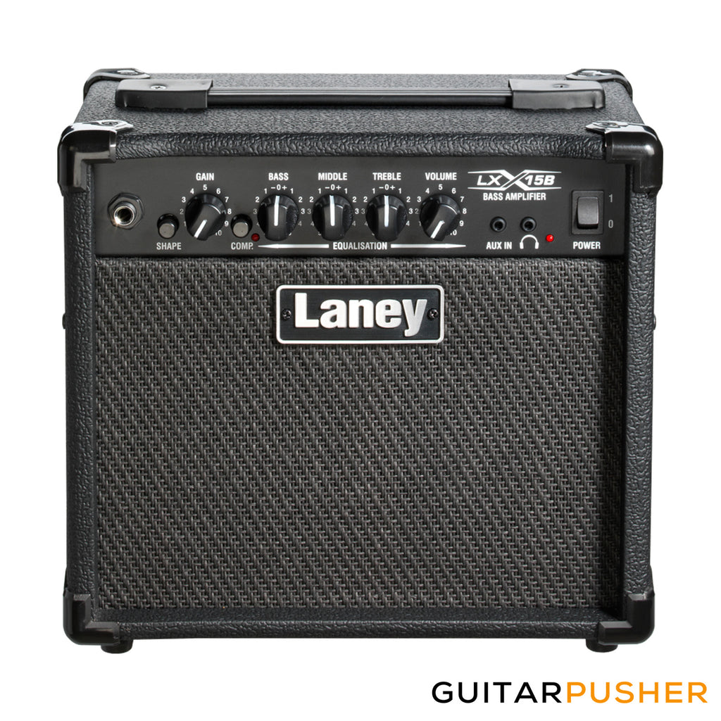LANEY LX15B 15-Watt 2x5 Portable Bass Guitar Combo Amplifier – GuitarPusher