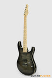 Leeky L-Series L15 HH S Style (Flamed Maple Top/Maple Fingerboard) - Black Burst