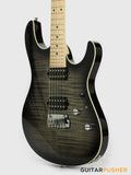 Leeky L-Series L15 HH S Style (Flamed Maple Top/Maple Fingerboard) - Black Burst