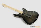 Leeky L-Series L15 HH S Style (Flamed Maple Top/Maple Fingerboard) - Black Burst