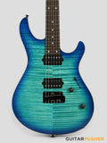 Leeky R-Series R25 S Style (Flamed Maple Top/Rosewood Fingerboard) - Blue Burst