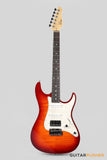 Leeky S-Series S25 Stratocaster (Flamed Maple Top/Rosewood Fingerboard) - Fireburst