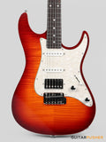 Leeky S-Series S25 Stratocaster (Flamed Maple Top/Rosewood Fingerboard) - Fireburst