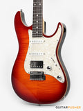 Leeky S-Series S25 Stratocaster (Flamed Maple Top/Rosewood Fingerboard) - Fireburst