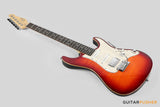 Leeky S-Series S25 Stratocaster (Flamed Maple Top/Rosewood Fingerboard) - Fireburst