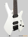 Leeky X-Series X10-7 7-String Headless Electric Guitar Basswood Body Maple Neck Rosewood Fingerboard - Pearl White