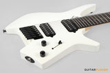 Leeky X-Series X10-7 7-String Headless Electric Guitar Basswood Body Maple Neck Rosewood Fingerboard - Pearl White