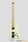 Leeky X-Series X10 Headless Electric Guitar Basswood Body Maple Neck - Pearl White