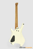 Leeky X-Series X20 Headless Electric Guitar Roasted Basswood Body Roasted Maple Neck - Pearl White