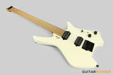 Leeky X-Series X20 Headless Electric Guitar Roasted Basswood Body Roasted Maple Neck - Pearl White