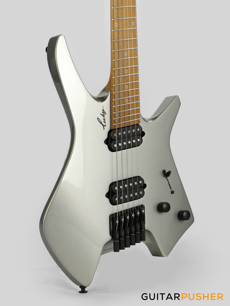 Leeky X-Series X20 Headless Electric Guitar Roasted Basswood Body Roas ...
