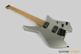 Leeky X-Series X20 Headless Electric Guitar Roasted Basswood Body Roasted Maple Neck - Titanium Gray