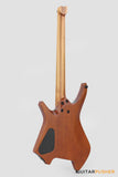 Leeky X-Series X26 Headless Electric Guitar Roasted Basswood Body Wenge Top Roasted Maple Neck - Ocean Fade