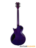 LTD EC-1000 Duncan Singlecut Electric Guitar w/ Seymour Duncan Jazz/Custom-5 Humbucker Pickups - See Thru Purple
