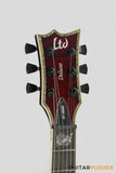 LTD EC-1000 Singlecut Electric Guitar w/ EMG 60/81 Humbucker Pickups - See Thru Black Cherry