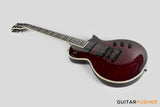 LTD EC-1000 Singlecut Electric Guitar w/ EMG 60/81 Humbucker Pickups - See Thru Black Cherry