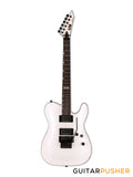 LTD Eclipse '87 T-Style HH Electric Guitar w/ Seymour Duncan '59/JB Humbucker Pickups & Floyd Rose 1000 Bridge - Pearl White