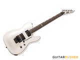 LTD Eclipse '87 T-Style HH Electric Guitar w/ Seymour Duncan '59/JB Humbucker Pickups & Floyd Rose 1000 Bridge - Pearl White