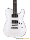 LTD Eclipse NT '87 T-Style HH Electric Guitar w/ Seymour Duncan '59/JB Humbucker Pickups - Pearl White