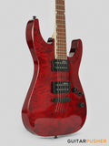 LTD MH-200QM NT Modern Electric Guitar - See Thru Black Cherry