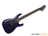 LTD SH-7 Evertune Modern 7-String Electric Guitar w/ Fishman Fluence Humbucker Pickups & Evertune Bridge - See Thru Purple