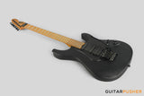 LTD SN-1000FR S-Style HSS Electric Guitar w/ Seymour Duncan Hot Strat Single Coil Pickups/Pegasus Humbucker Pickup & Floyd Rose 1000SE - Black Blast