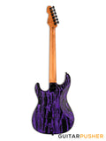 LTD SN-1000HT S-Style HH Electric Guitar w/ Seymour Duncan Sentient/Pegasus Humbucker Pickups & Hipshot Fixed Bridge - Purple Blast