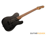 LTD TE-1000 T-Style HH Electric Guitar w/ Seymour Duncan Sentient/Pegasus Humbucker Pickups & Hipshot Bridge - Black Blast