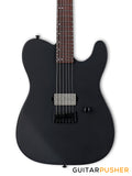 LTD TE-201 T-Style H Electric Guitar - Black Satin