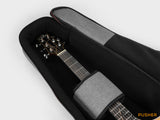 MKC Music Hipster Series Hipster-AG Padded Gig Bag for ACOUSTIC Guitar - Grey (CDGB-600D)
