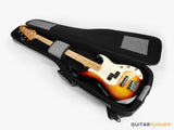 MKC Music Hipster Series Hipster-BS Padded Gig Bag for BASS Guitar - Grey (EBB-600D)