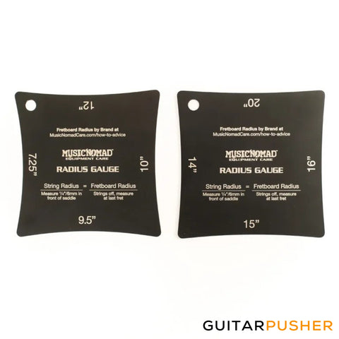 MusicNomad Precision Radius Gauge Set - 2 Pak MN603