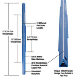 MusicNomad Tri-Beam 3 'n 1 Straight Edge, plus SAE/Metric Ruler & Scale Length Ruler for Acoustic & Electric Guitars MN820