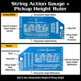 MusicNomad Fret Rocker+ w/ String Action Gauge/Pickup Ruler MN822