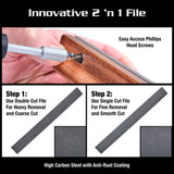 MusicNomad 2 'n 1 Fret Beveling Replacement File for B-File MN832