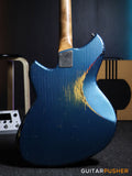 Novo Serus J LTD Lake Placid Blue over '64 3-Tone Sunburst Electric Guitar